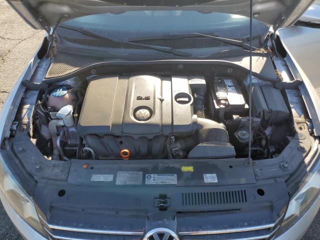 1VWBP7A33CC010589 - 2012 VOLKSWAGEN PASSAT SE ვერცხლისფერი ფოტო 11