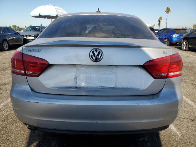 1VWBP7A33CC010589 - 2012 VOLKSWAGEN PASSAT SE ვერცხლისფერი ფოტო 6