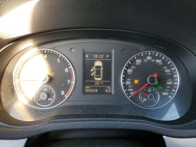 1VWBP7A33CC010589 - 2012 VOLKSWAGEN PASSAT SE ვერცხლისფერი ფოტო 9