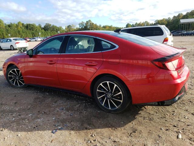 5NPEJ4J20LH051001 - 2020 HYUNDAI SONATA SEL PLUS RED photo 2