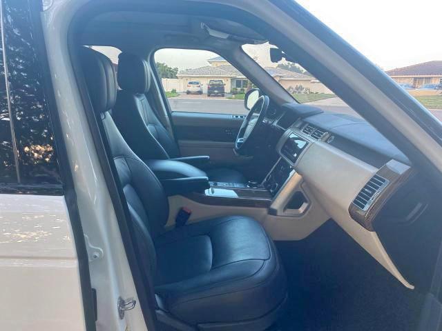 SALGS2SV7KA548323 - 2019 LAND ROVER RANGE ROVE HSE WHITE photo 5