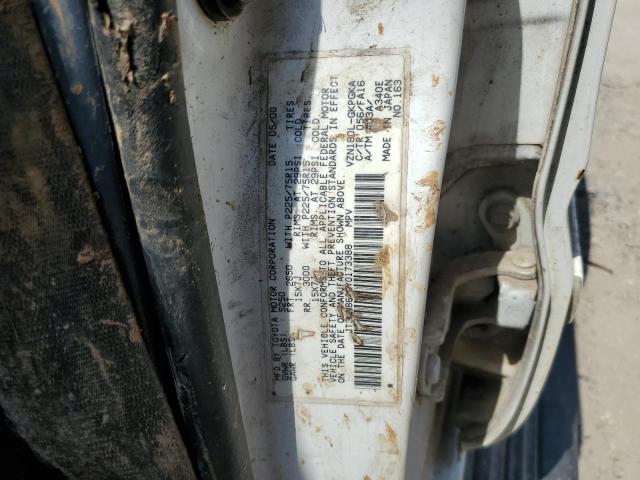 JT3GN86R9Y0173388 - 2000 TOYOTA 4RUNNER SR5 Biały zdjęcie 13