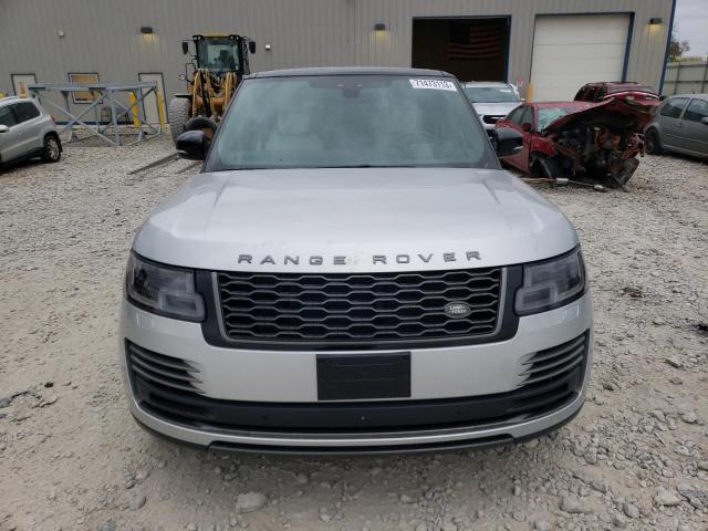 SALGV2RE2JA500286 - 2018 LAND ROVER RANGE ROVE AUTOBIOGRAPHY SILVER photo 5