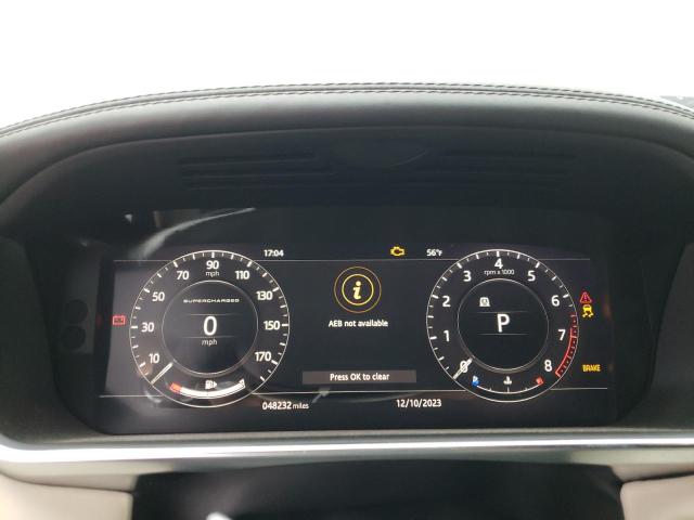 SALGV2RE2JA500286 - 2018 LAND ROVER RANGE ROVE AUTOBIOGRAPHY SILVER photo 9