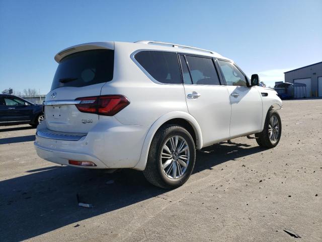 JN8AZ2NE5K9225608 - 2019 INFINITI QX80 LUXE WHITE photo 3