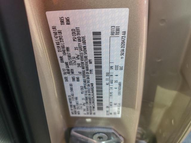 1FMCU9GD5JUA68248 - 2018 FORD ESCAPE SE Altın fotoğraf 13