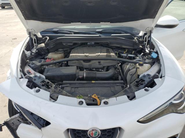 ZASFAKBN4J7B95581 - 2018 ALFA ROMEO STELVIO TI WHITE photo 11