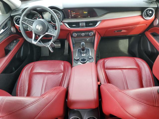 ZASFAKBN4J7B95581 - 2018 ALFA ROMEO STELVIO TI WHITE photo 8