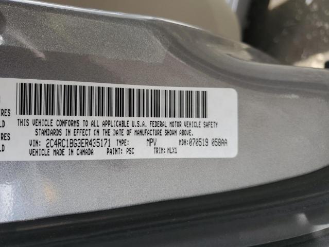 2C4RC1BG3ER435171 - 2014 CHRYSLER TOWN & COU TOURING SILVER photo 13