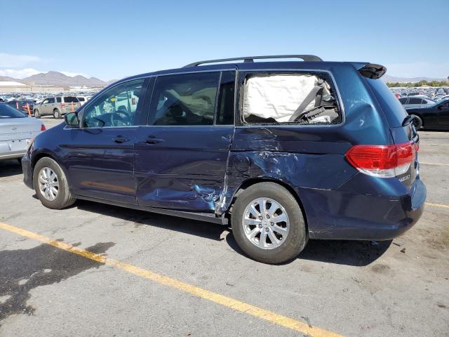5FNRL3H63AB007164 - 2010 HONDA ODYSSEY EXL BLUE photo 2