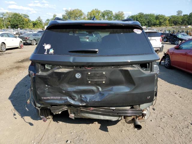 1GNEVGKW3MJ198050 - 2021 CHEVROLET TRAVERSE LT BLACK photo 6