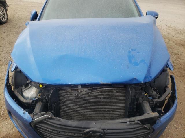 KMHD84LF5HU325485 - 2017 HYUNDAI ELANTRA SE BLUE photo 11