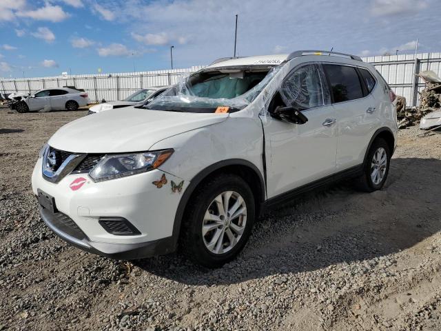 KNMAT2MT6GP711702 - 2016 NISSAN ROGUE S WHITE photo 1