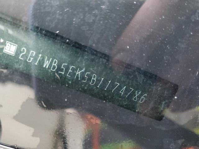2G1WB5EK5B1174786 - 2011 CHEVROLET IMPALA LT შავი ფოტო 12