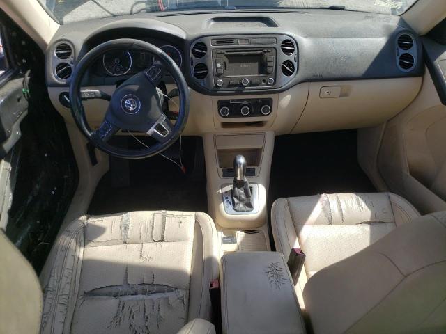 WVGAV7AX5CW582524 - 2012 VOLKSWAGEN TIGUAN S BLACK photo 8