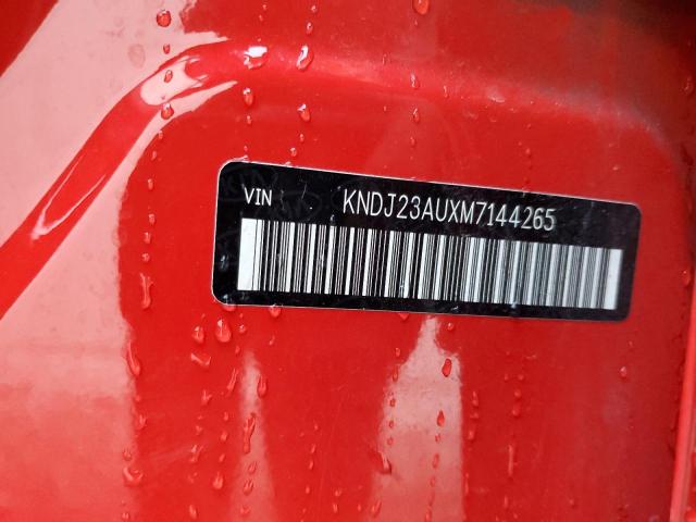 KNDJ23AUXM7144265 - 2021 KIA SOUL LX RED photo 12