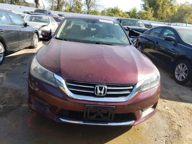 1HGCR2F82FA138509 - 2015 HONDA ACCORD EXL BURGUNDY photo 5