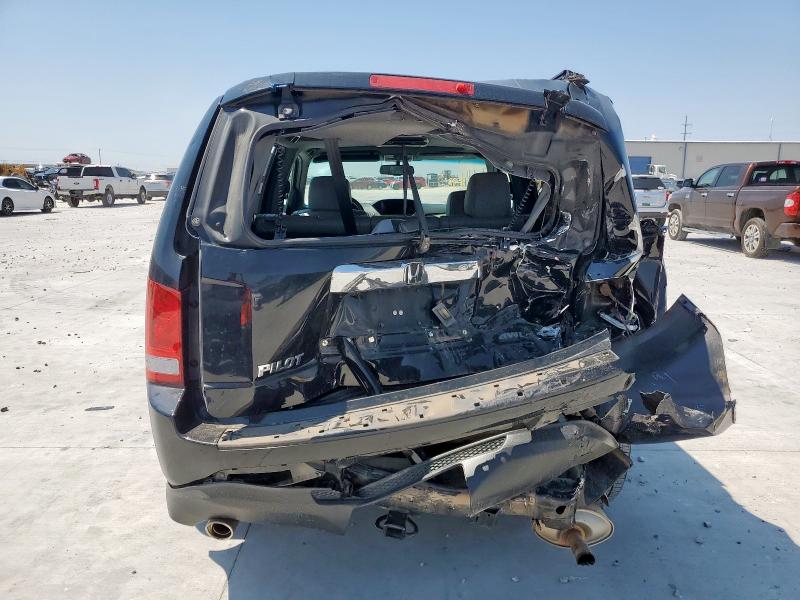 5FNYF4H63DB026911 - 2013 HONDA PILOT EXL BLACK photo 6