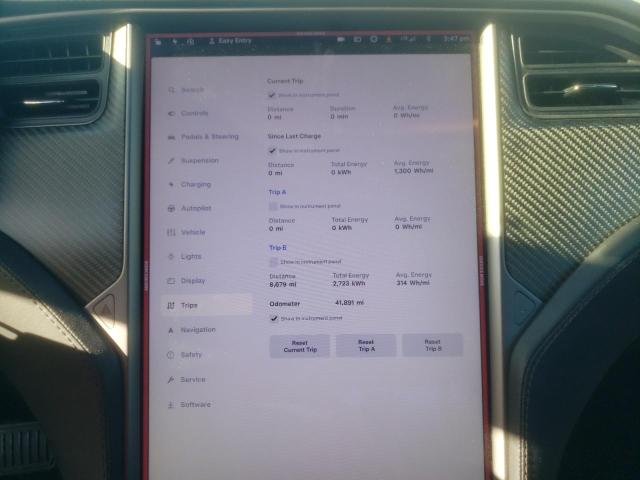 5YJSA1E24JF284127 - 2018 TESLA MODEL S თეთრი ფოტო 9