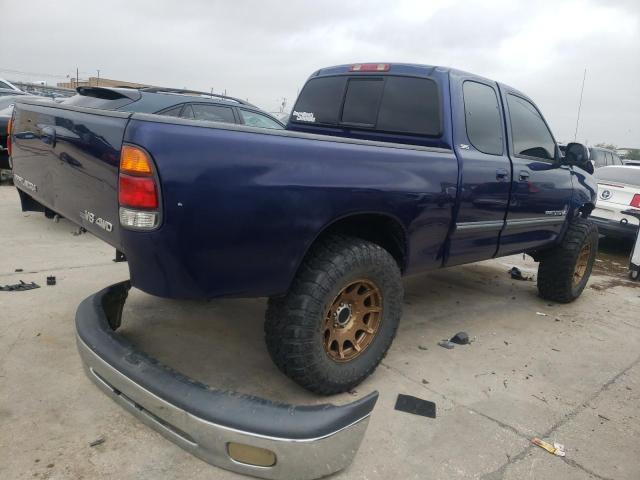 5TBBT441X1S170075 - 2001 TOYOTA TUNDRA ACCESS CAB ლურჯი ფოტო 3