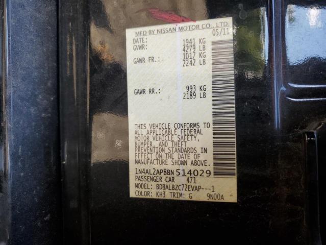 1N4AL2AP8BN514029 - 2011 NISSAN ALTIMA BASE Qara foto 12