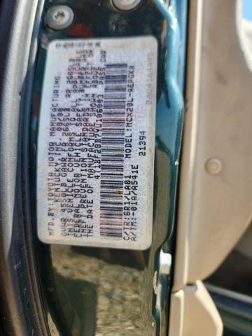 4T1BF28B7YU106003 - 2000 TOYOTA AVALON XL 绿色 照片 12