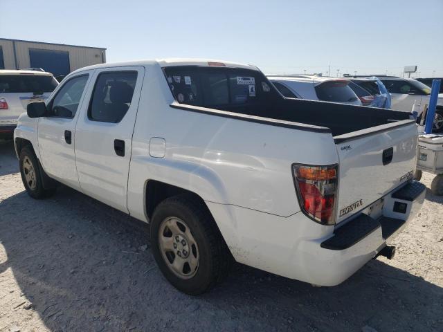 2HJYK16247H546510 - 2007 HONDA RIDGELINE RT WHITE photo 2