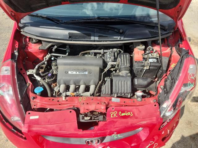 JHMGD38698S015740 - 2008 HONDA FIT SPORT RED photo 11
