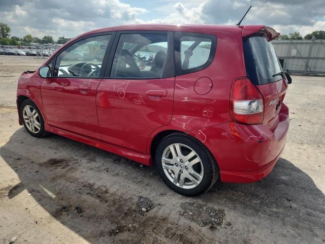 JHMGD38698S015740 - 2008 HONDA FIT SPORT RED photo 2
