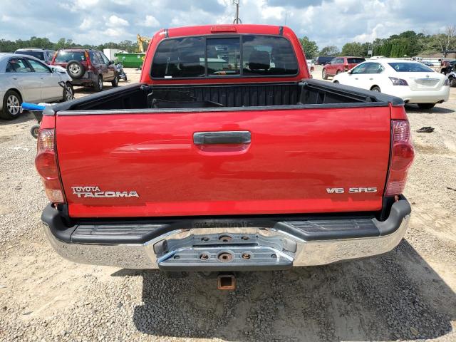 5TEUU42N47Z453750 - 2007 TOYOTA TACOMA ACCESS CAB RED photo 6