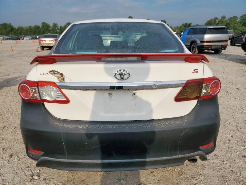 2T1BU4EE4BC722122 - 2011 TOYOTA COROLLA BASE თეთრი ფოტო 6