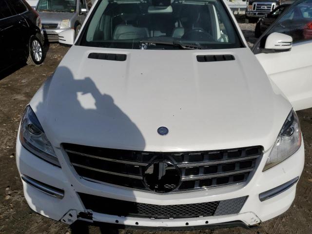 4JGDA5HB9EA320190 - 2014 MERCEDES-BENZ ML 350 4MATIC WHITE photo 12