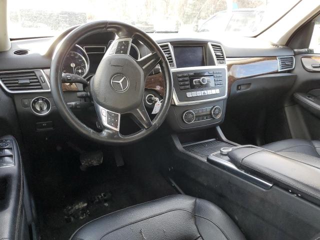 4JGDA5HB9EA320190 - 2014 MERCEDES-BENZ ML 350 4MATIC WHITE photo 8