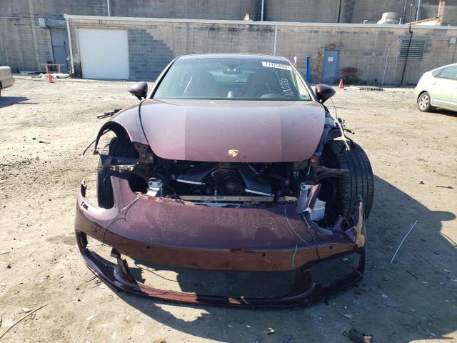 WP0AA2A74JL100353 - 2018 PORSCHE PANAMERA 4 BURGUNDY photo 5