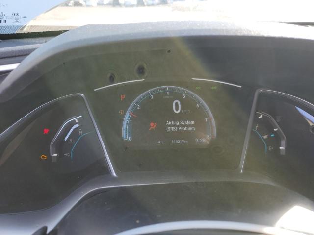 2HGFC2F75KH030659 - 2019 HONDA CIVIC EX WHITE photo 9