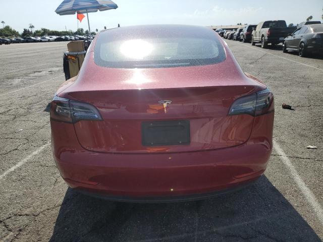 5YJ3E1EA1KF325928 - 2019 TESLA MODEL 3 RED photo 6