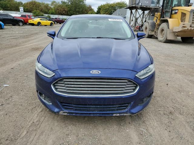 3FA6P0T94ER188762 - 2014 FORD FUSION SE BLUE photo 5