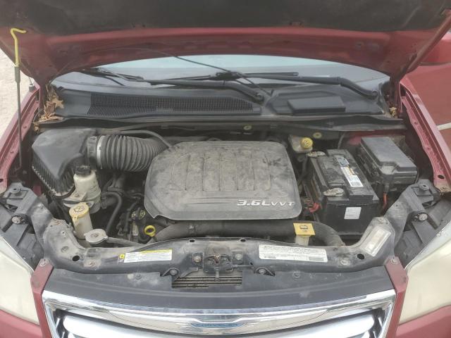 2C4RC1BG2CR344096 - 2012 CHRYSLER TOWN & COU TOURING მუქწითელი ფოტო 11