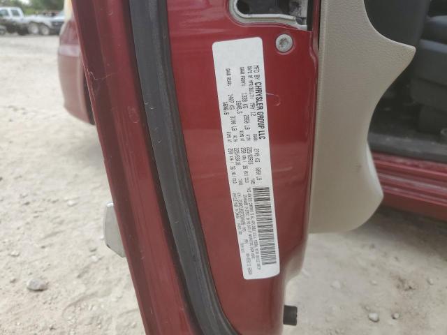 2C4RC1BG2CR344096 - 2012 CHRYSLER TOWN & COU TOURING მუქწითელი ფოტო 12