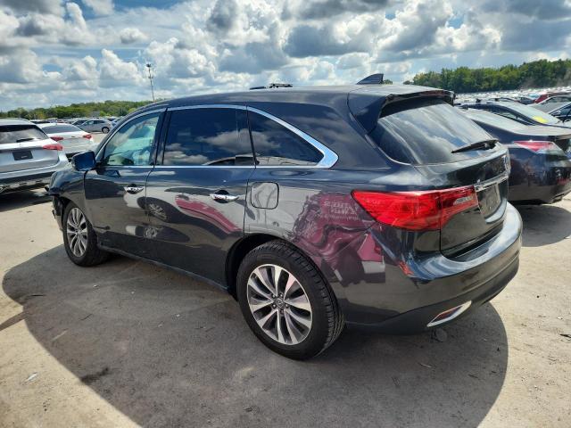 5FRYD4H60FB020068 - 2015 ACURA MDX TECHNOLOGY GRAY photo 2