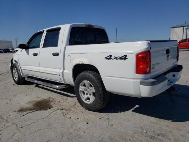 1D7HW58N35S103901 - 2005 DODGE DAKOTA QUAD LARAMIE WHITE photo 2