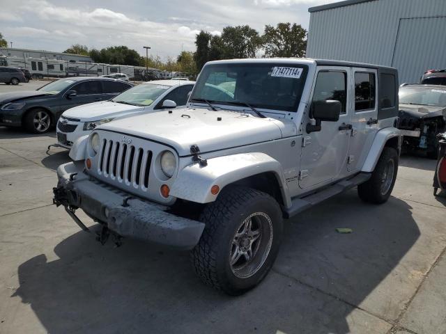 1J4GA591X7L218258 - 2007 JEEP WRANGLER SAHARA SILVER photo 1