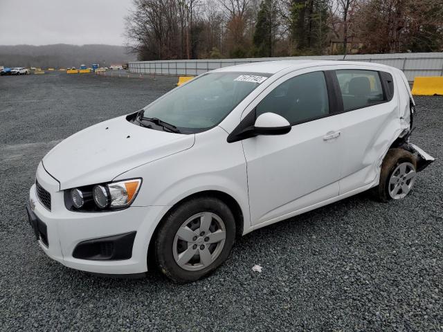 1G1JA6SG8F4184466 - 2015 CHEVROLET SONIC LS WHITE photo 1