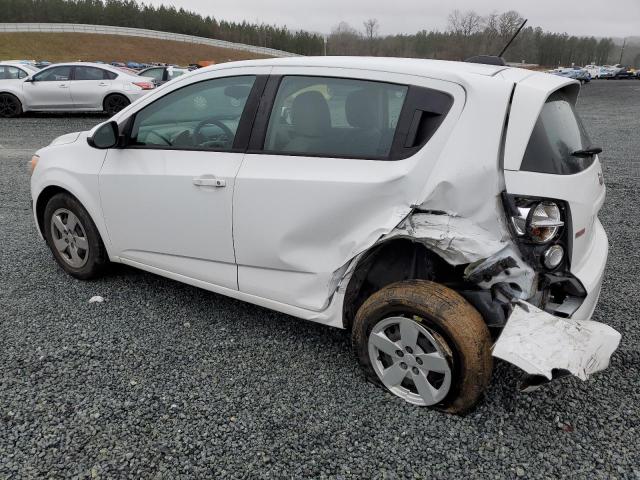 1G1JA6SG8F4184466 - 2015 CHEVROLET SONIC LS WHITE photo 2