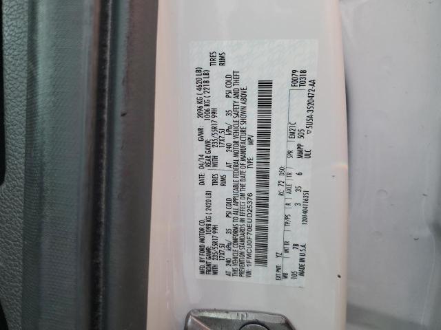 1FMCU0F70EUD25376 - 2014 FORD ESCAPE S WHITE photo 13