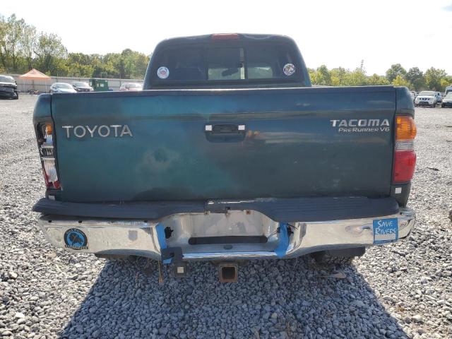 5TEGN92N32Z889988 - 2002 TOYOTA TACOMA DOUBLE CAB PRERUNNER GREEN photo 6