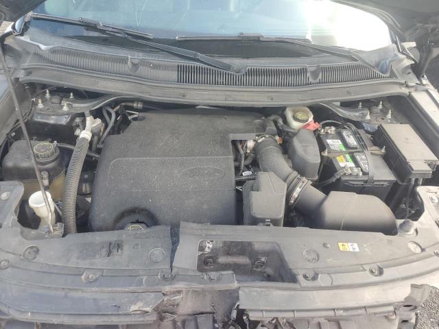 1FM5K7D85HGD15853 - 2017 FORD EXPLORER XLT BLACK photo 12