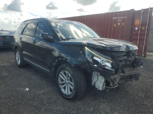 1FM5K7D85HGD15853 - 2017 FORD EXPLORER XLT BLACK photo 4