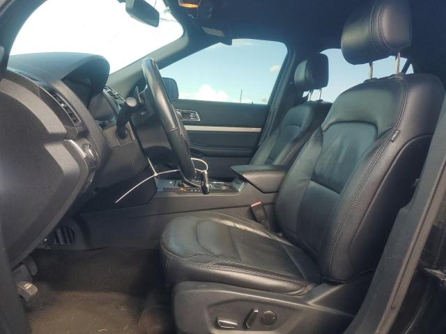 1FM5K7D85HGD15853 - 2017 FORD EXPLORER XLT BLACK photo 7