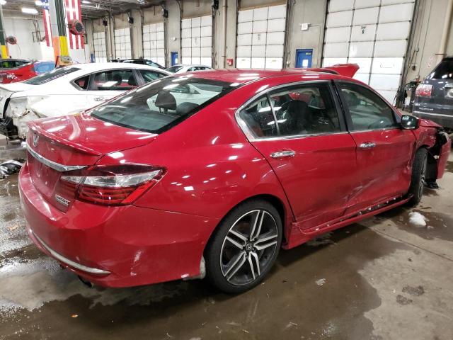 1HGCR2F1XHA048658 - 2017 HONDA ACCORD SPORT SPECIAL EDITION RED photo 3